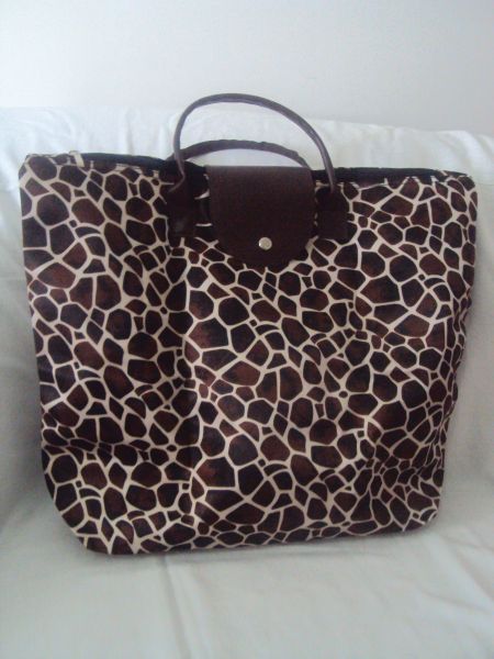 Bolsa sacola femenina onça