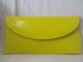 Carteira amarelo neon lisa